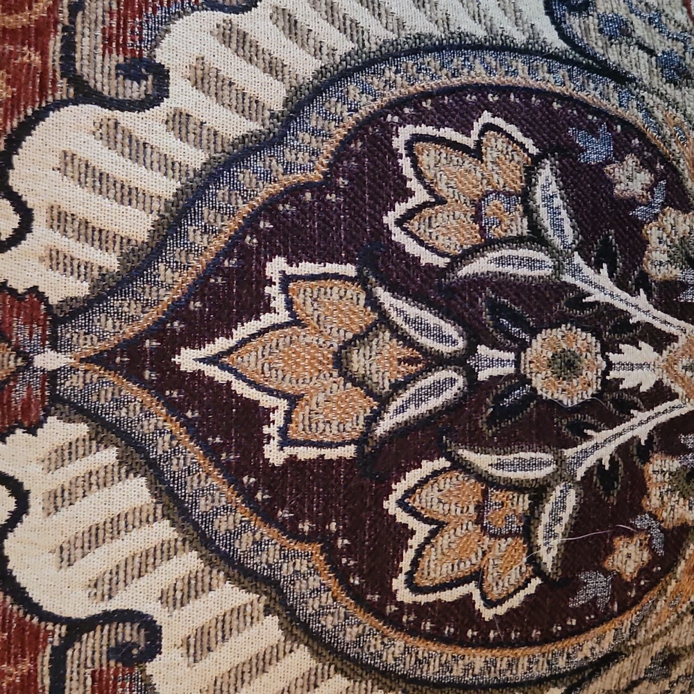 Elegant Paisley Accent Pillow - Multicolor - Picture 4 of 5